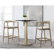 Jeremy 35.75 inch Weathered Oak / Dove Cream Counter Stool